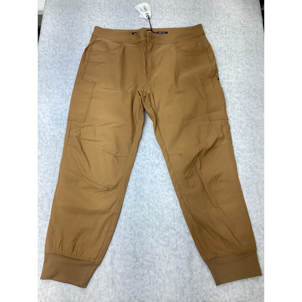 Prana Halle Jogger II Earthbound Brown Womens 14 RG Cargo Hiking Pants 1971051